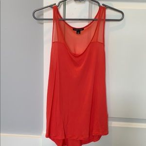 Coral tank top